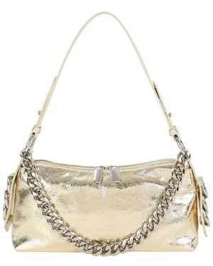 Tiffany & Fred Paris Tiffany And Fred Paris Metallic Leather Chain Shoulder