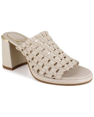 Kenneth Cole Solara Leather Sandal - White