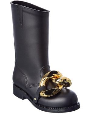 JW Anderson Chain Rubber Boot - Black
