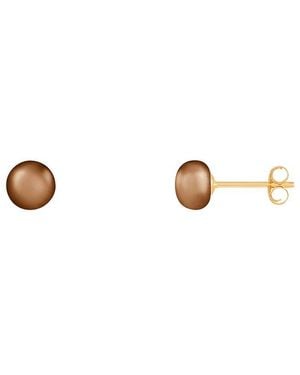 Splendid 14K 5Mm Pearl Earrings - White