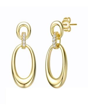 Genevive Jewelry 14k Over Silver Earrings - Metallic