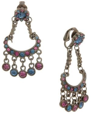 Kenneth Jay Lane Dangle Earrings - Metallic