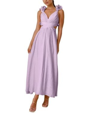 DELI S Delli.S Midi Dress - Purple