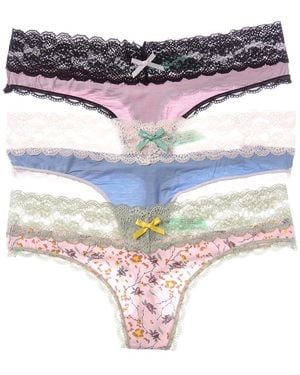Honeydew Intimates Set Of 3 Ahna Thong - Multicolour