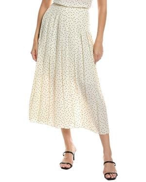 Theory Wrap Skirt - Natural