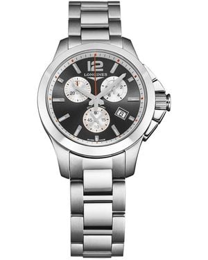 Longines Conquest Watch - Gray