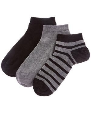 FALKE 3Pk Trainer Socks Gift Box - Black
