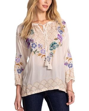 Johnny Was Carmin Blouse - Natural