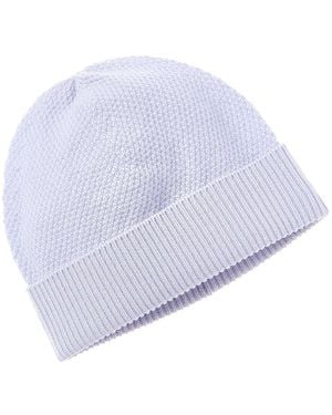Phenix Moss Stitch Cashmere Hat - Blue