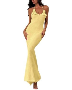 LEON GORI Maxi Dress - Metallic