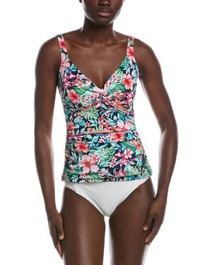 Tommy Bahama Cays Flora Twist Tankini Top - Multicolour