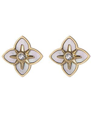 jean claude Stainless Steel Cz Earrings - White