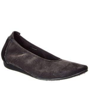 Arche Lamara Suede Flat - Black