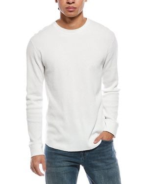 Vince Thermal Crewneck Shirt - White