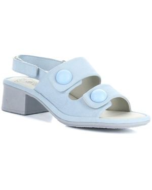 Fly London Ebla Suede Sandal - Blue