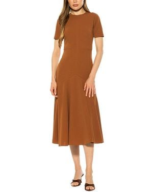 Alexia Admor Lennox Fit And Flare Dress - Brown