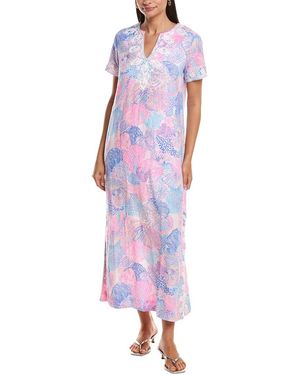 Lilly Pulitzer Ariella Linen Maxi Dress - Purple