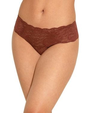 Cosabella Never Say Never Comfie Cutie Thong - Brown