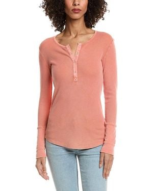 Splendid Thermal Henley - Red