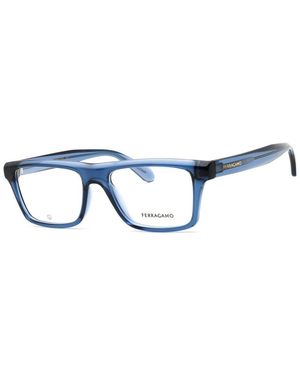 Ferragamo 54Mm Optical Frames - Blue