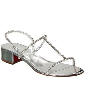 Christian Louboutin Simple Queenie 25 Sandals in White
