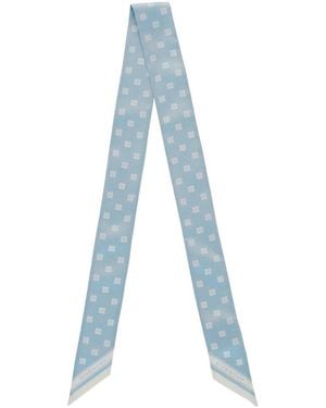 Givenchy Monogram Silk Bandeau - Blue