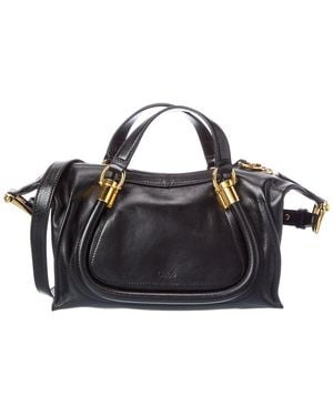 Chloé Paraty Leather Satchel - Black