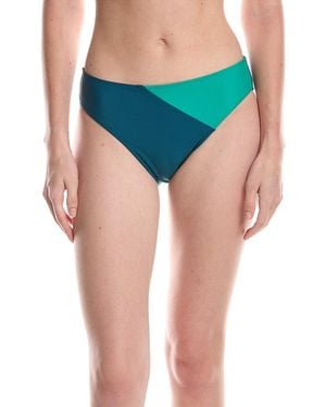 summersalt The Diagonal Mid Rise Bottom - Blue
