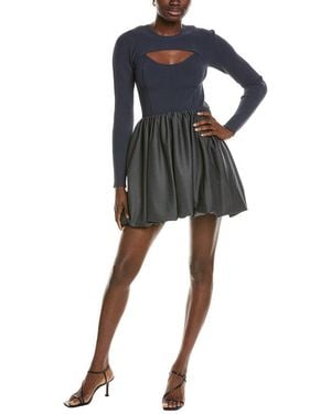 AMUR Madelyn Knit Mini Dress - Black