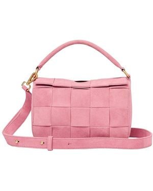J.McLaughlin Deni Suede Handbag - Pink