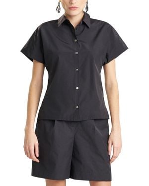 Natori Techno Poplin Shirt - Black