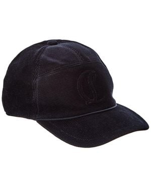 Christian Louboutin Enky Mooncrest Baseball Cap - Blue