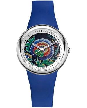 Philip Stein Unisex Peace/love Watch - Blue