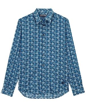 Vilebrequin Batik Fish Shirt - Blue