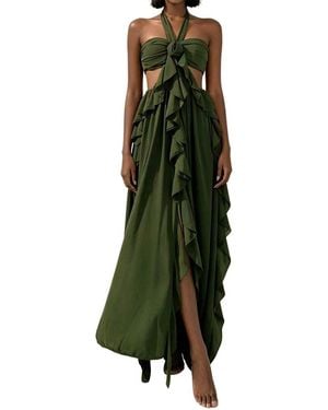 Linda Charm Maxi Dress - Green