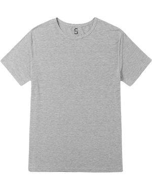 Silkcut Crewneck Shirt - Gray