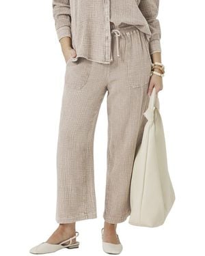Splendid Ava Gauze Pant - Natural
