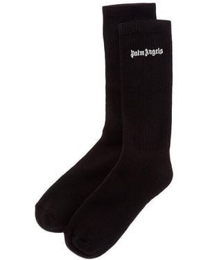 Palm Angels Logo Socks - Black