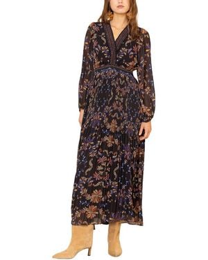 Hale Bob Alisson Long Sleeve Maxi Dress - Black
