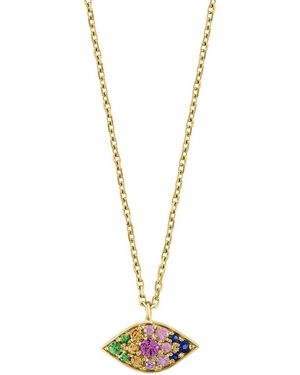 Effy Fine Jewelry 0.34 Ct. Tw. Gemstone Necklace - Metallic