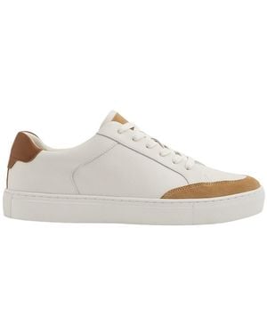 Reiss Ashley Leather Trainer - White