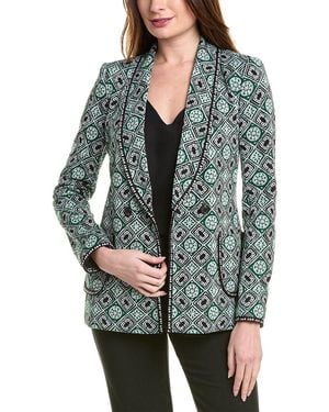 Diane von Furstenberg Penelope Wool-Blend Jacket - Green