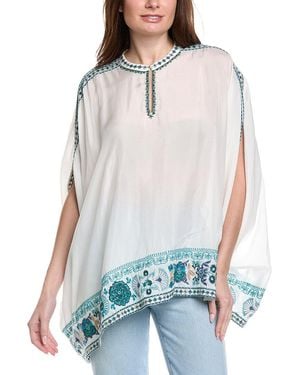 Johnny Was Xanthi Poncho - White