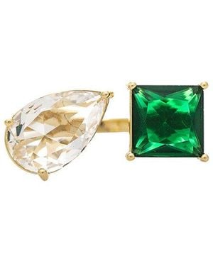 Rivka Friedman 18K Statement Ring - Green