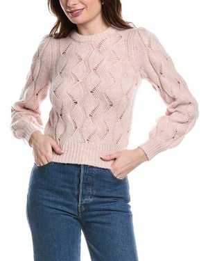 Rebecca Taylor Alpaca Chainette Wool & Alpaca-blend Jumper - Blue