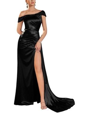 Amanda Royal Maxi Dress - Black