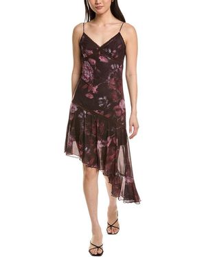 Moonsea Sleeveless Midi Dress - Brown