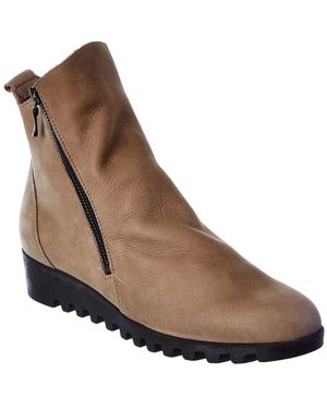 Arche Lomage Leather Bootie - Brown