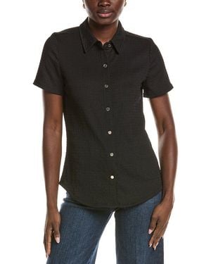 Jones New York Textured Shirt - Black