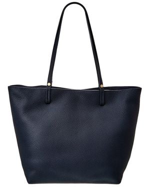 Gigi New York Tori Luxe Leather Tote - Blue